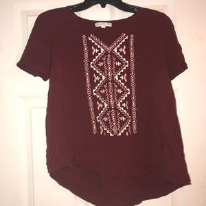 Aztec Print Top